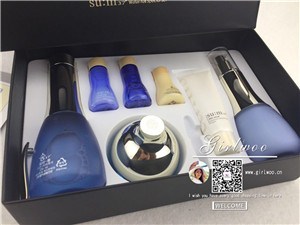 韩国蓝色水分子套盒一手货源 韩国蓝色水分子套盒促销活 妮佳供